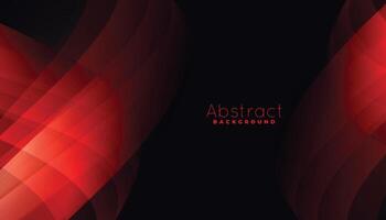 abstract red background with curvy line shapes vector