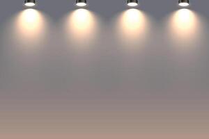 decorative wall spotlights falling from above background vector