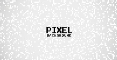 gray background with white pixel dots design vector