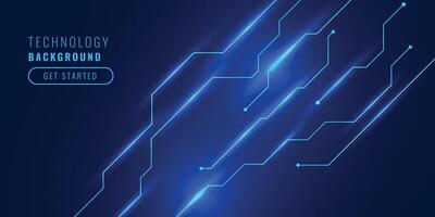 technology background with circuit lines diagram design vector