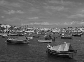 marsaxlokk on malta island photo