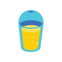 vaso de cerveza icono vector aislado en blanco antecedentes para tu web y móvil aplicación diseño, vaso de cerveza logo concepto. recursos gráfico icono elemento diseño.