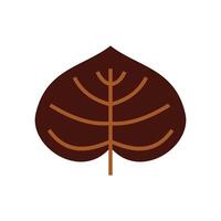Leaf flat icon. Single high quality symbol for web design or mobile app. resources graphic element design. Vector illustration with a leaf and nature theme