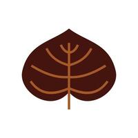 Leaf flat icon. Single high quality symbol for web design or mobile app. resources graphic element design. Vector illustration with a leaf and nature theme