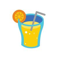 Orange juice icon vector isolated on white background for your web and mobile app design, Orange juice logo concept. resources graphic icon element design.