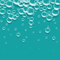 droplets of water on blue background design vector