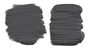 black thick watercolor paint texture background design vector