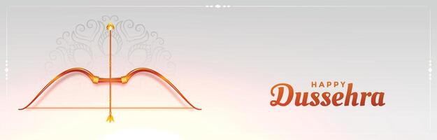 happy dussehra hindu festival banner design vector