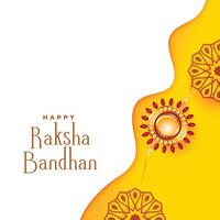 brother and sister raksha bandhan celebration background vector