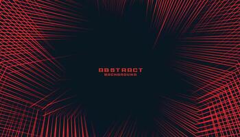 abstract lines background in red and black color duotone theme vector