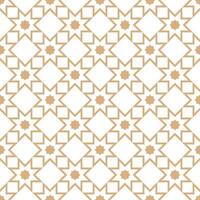 Seamless abstract geometric pattern in Islamic style vector