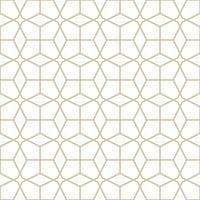 Seamless abstract geometric pattern in Islamic style vector
