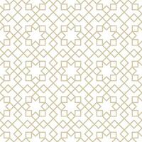 Seamless abstract geometric pattern in Islamic style vector