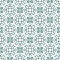 Seamless abstract geometric pattern in Islamic style vector
