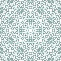 Seamless abstract geometric pattern in Islamic style vector