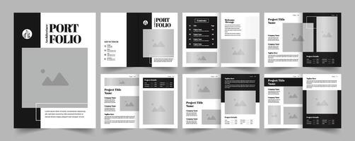 Architecture portfolio template or Portfolio template design vector