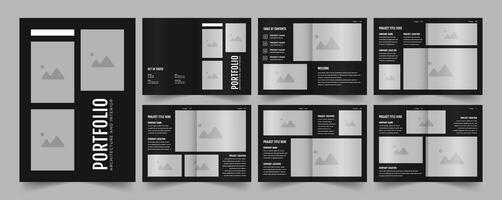 Architecture portfolio template or Portfolio template design vector