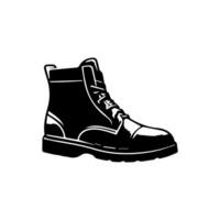 zapato icono en blanco antecedentes. vector ilustración