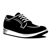 zapato icono en blanco antecedentes. vector ilustración