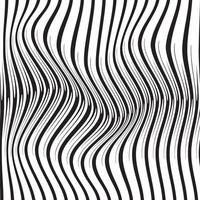 simple abstract seamlees black vertical line wavy distort pattern vector