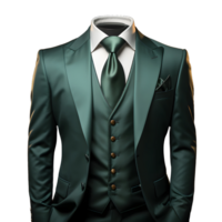 ai generado elegante tosca de los hombres formal traje aislado en transparente antecedentes. generativo ai png