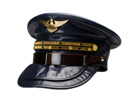 ai generado aire fuerza militar gorra aislado en transparente antecedentes. generativo ai png