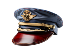 AI generated Air Force Military Cap Isolated on Transparent Background. Generative Ai png