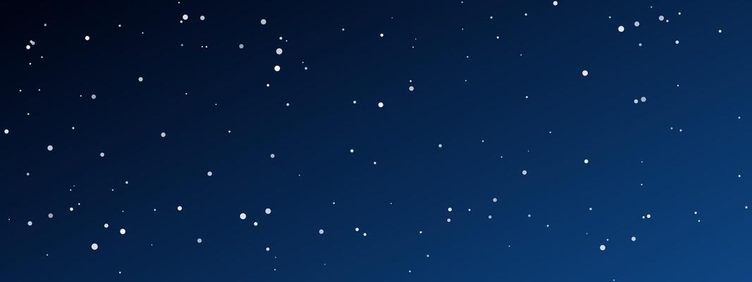 Night sky with many stars