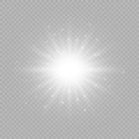 Light effect of lens flares vector