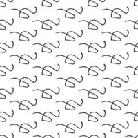 Seamless pattern with sketch squiggle vector