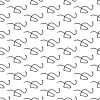 Seamless pattern with sketch squiggle vector