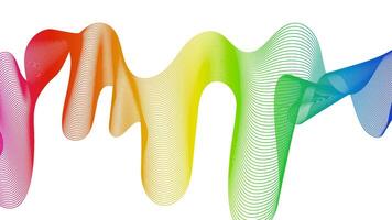 Abstract backdrop with wave gradient lines vector