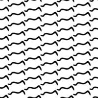 Seamless pattern with sketch squiggle vector