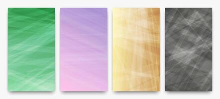 Modern colorful gradient background with lines vector