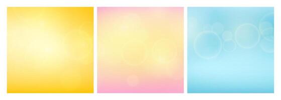 Abstract background with blur bokeh light effect vector