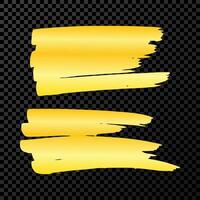 Scribble with a gold marker vector