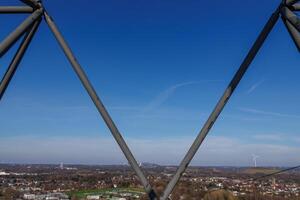 primavera hora en el alemán ruhr aerea foto