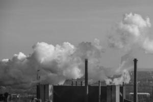 primavera hora en el alemán ruhr aerea foto