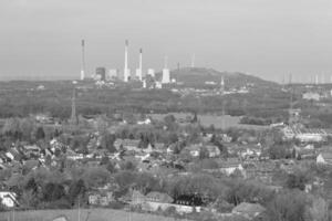 primavera hora en el alemán ruhr aerea foto