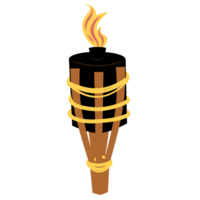 Bamboo oil lamp png