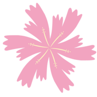 mignonne fleur forme png