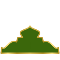 grön islamic gräns png