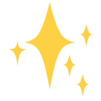 amarillo estrella destellos png