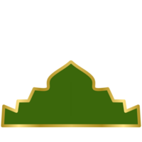 d'oro linea islamico confine png