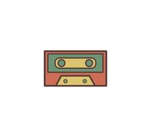 Cassette Retro Icon Vector Design