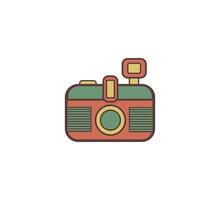 Camera Retro Icon vector Design