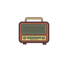 Radio Retro Icon Vector Design