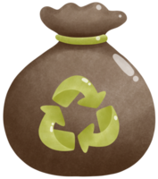 Recycle Garbage bag png