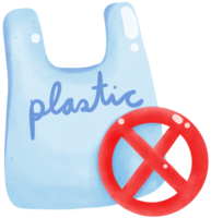 dire non aux sacs en plastique png