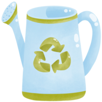 Blue watering can png